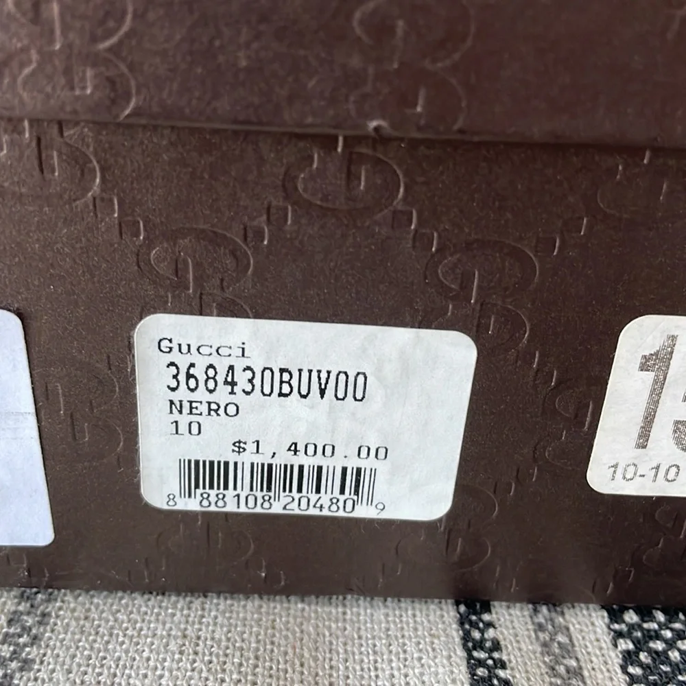 Gucci Sella Lux Nero boots size 10 - Picture 7 of 10